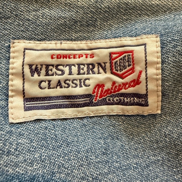 90’s Western Classic Denim Button Up - Picture 7 of 12